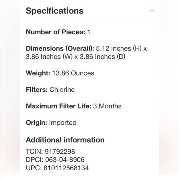 KITSCH Purifying Shower Filter in Chrome NEW Sealed Box - Picture 5 of 9